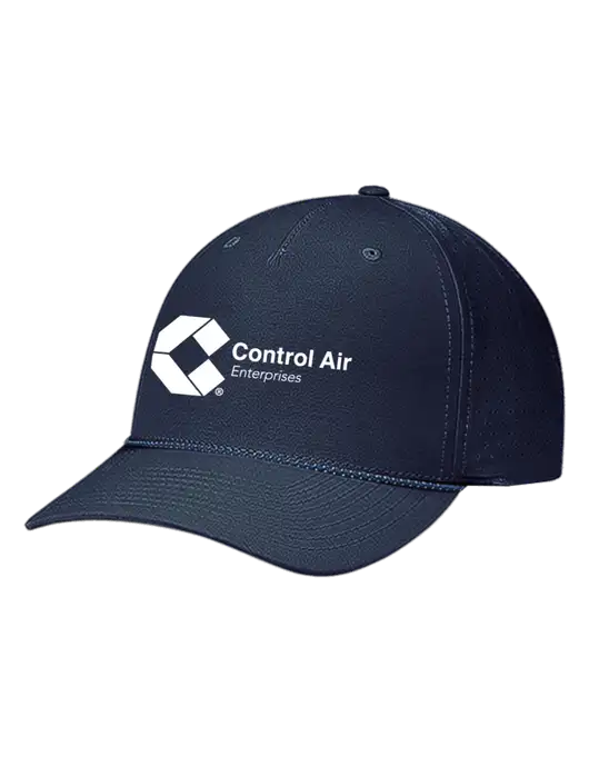 Richardson Laser Perf Performance Dark Navy/Navy-Grey-Blue Rope Cap w/Control Air Enterprises Logo