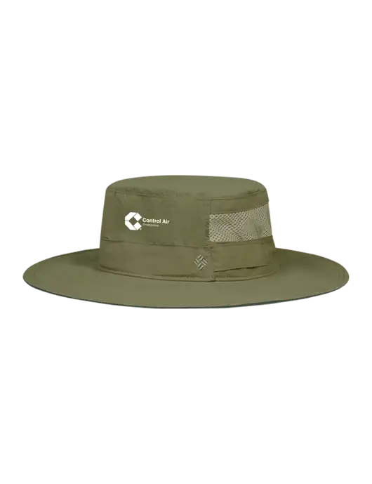Columbia Dark Tan Bora Bora Booney  Hat w/Control Air Enterprises Logo