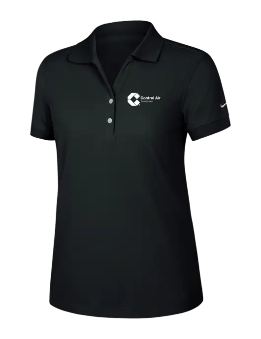 Nike Womens Dri-FIT Classic Black Polo w/Control Air Enterprises Logo