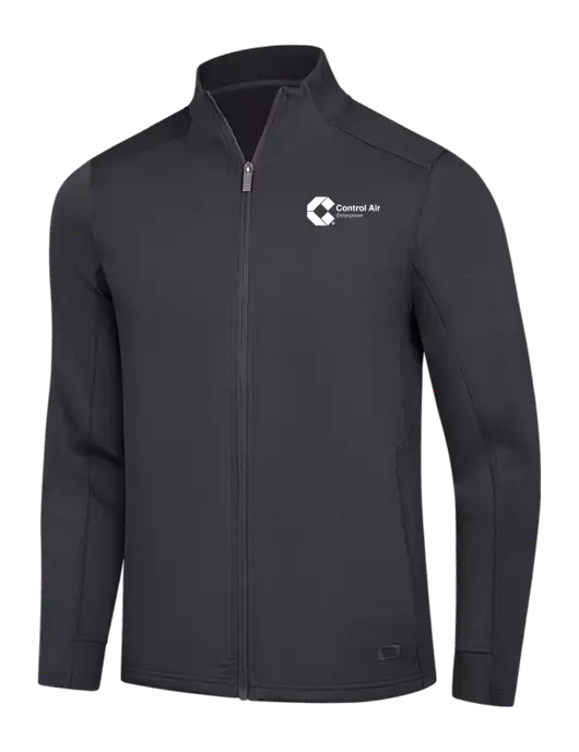 OGIO Dark Grey Transcend Full-Zip w/Control Air Enterprises Logo