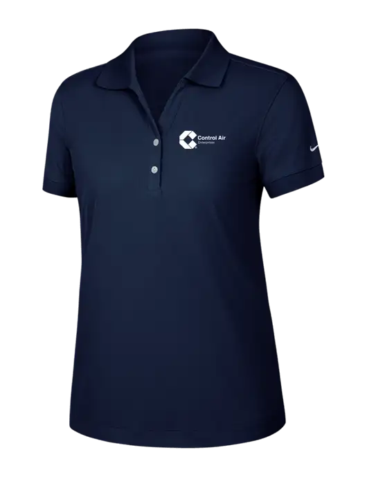Nike Womens Dri-FIT Classic Dark Navy Polo w/Control Air Enterprises Logo