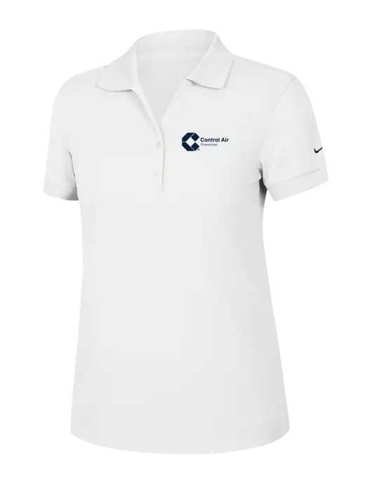 Nike Womens Dri-FIT Classic White Polo w/Control Air Enterprises Logo