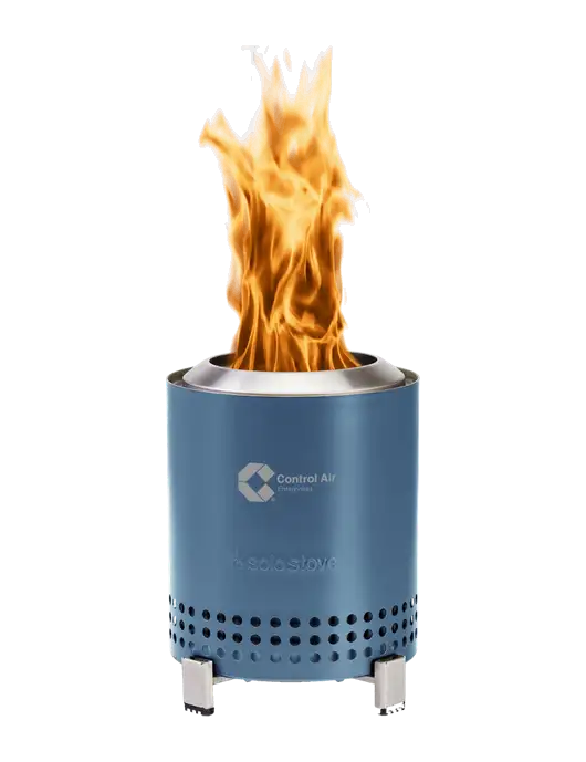Solo Stove Light Navy Mesa  w/Control Air Enterprises Logo