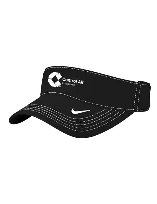 Nike Black Dri-FIT Ace Visor w/Control Air Enterprises Logo