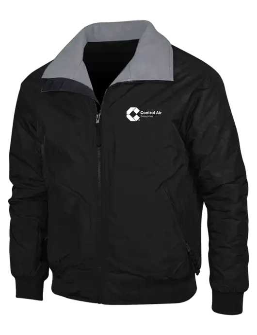 Black/Grey Classic Challenger Jacket w/Control Air Enterprises Logo