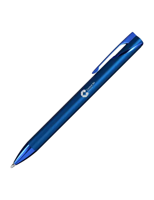 Navy HyperNova Ballpoint Pen - Black Ink w/Control Air Enterprises Logo