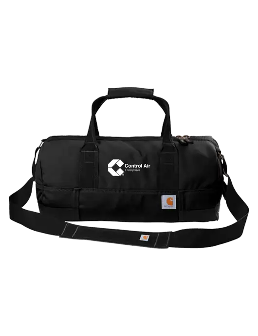Carhartt Black Foundry Series 20” Duffel w/Control Air Enterprises Logo