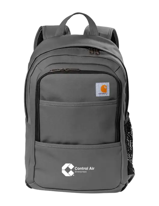 Carhartt Medium Grey Foundry Series Backpack w/Control Air Enterprises Logo