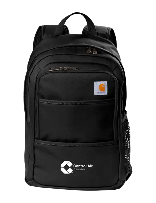 Carhartt Black Foundry Series Backpack w/Control Air Enterprises Logo