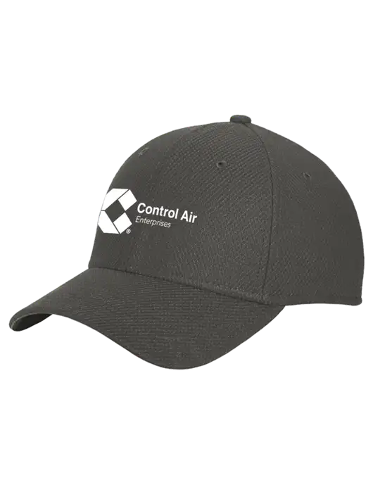 New Era Diamond Era Very Dark Grey Stretch Cap w/Control Air Enterprises Logo