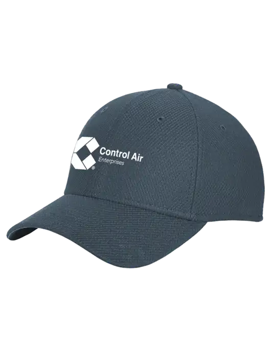 New Era Diamond Era Dark Slate Stretch Cap w/Control Air Enterprises Logo