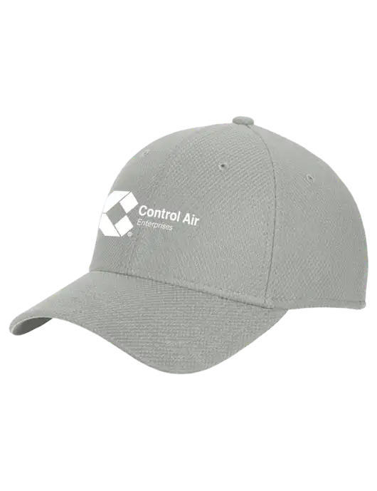 New Era Diamond Era Medium Grey Stretch Cap w/Control Air Enterprises Logo