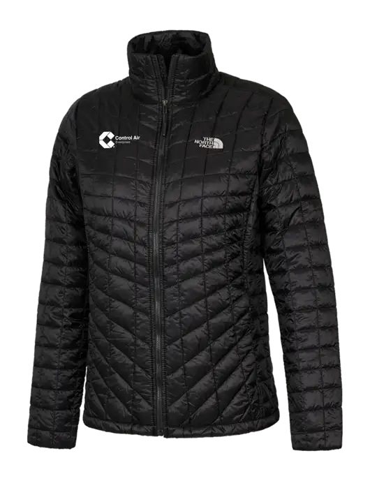 North Face Womens Black ThermoBall Trekker Jacket w/Control Air Enterprises Logo