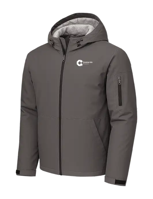 Waterproof Insulated Dark Grey Jacket w/Control Air Enterprises Logo