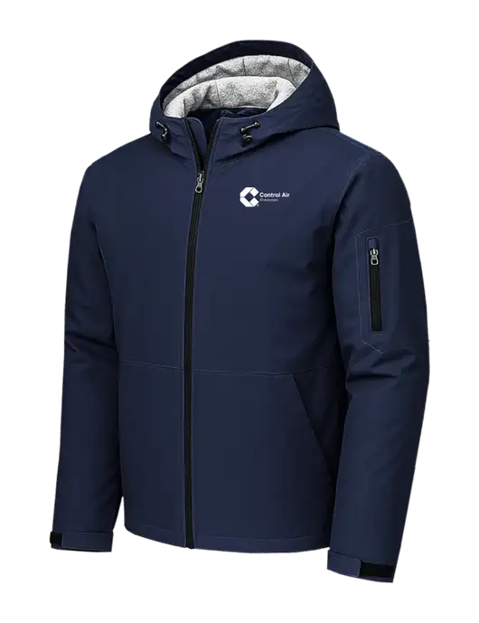 Waterproof Insulated Dark Navy Jacket w/Control Air Enterprises Logo