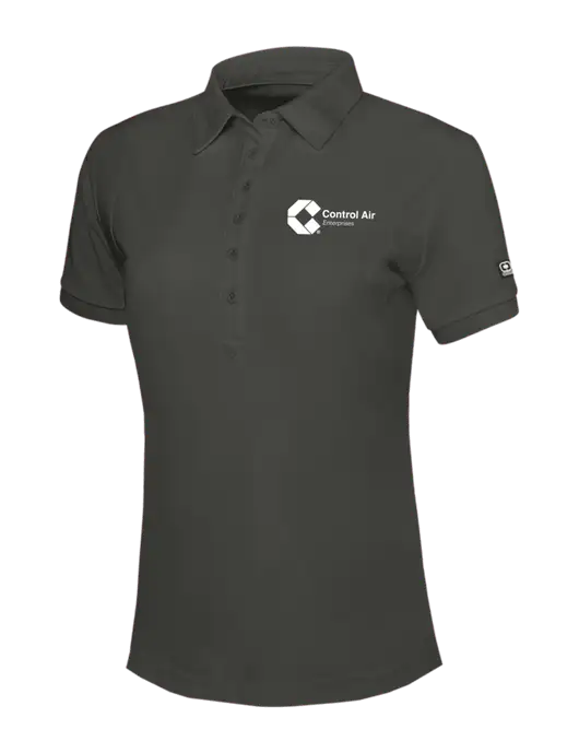 OGIO Womens Dark Grey Jewel Polo w/Control Air Enterprises Logo