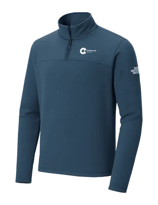 The North Face Aim 1/4-Zip Light Navy Fleece w/Control Air Enterprises Logo
