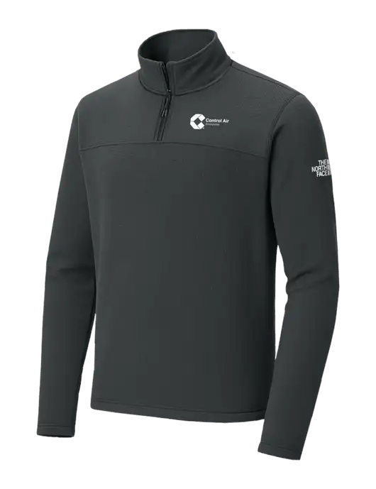 The North Face Aim 1/4-Zip Charcoal Grey Fleece w/Control Air Enterprises Logo