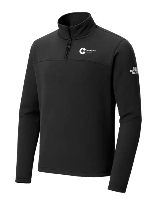 The North Face Aim 1/4-Zip Black Fleece w/Control Air Enterprises Logo