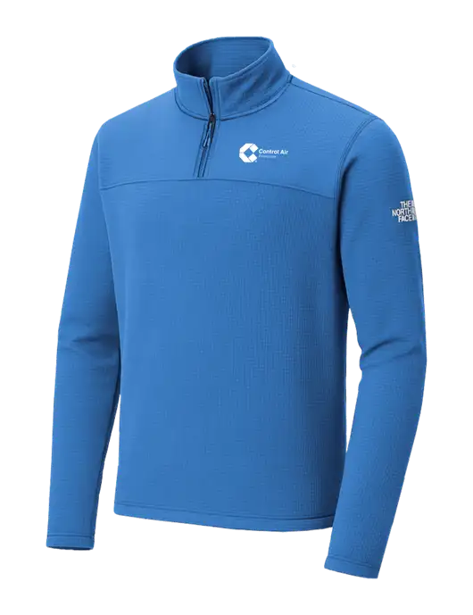 The North Face Aim 1/4-Zip Light Royal Fleece w/Control Air Enterprises Logo