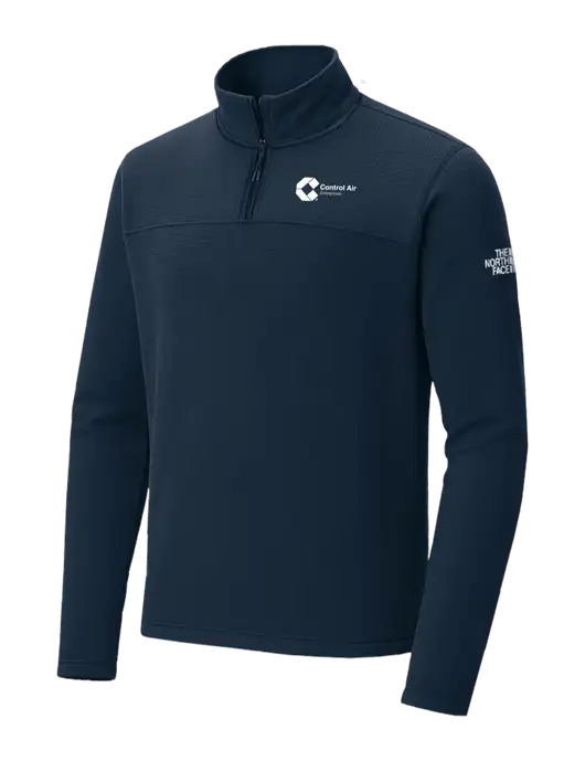The North Face Aim 1/4-Zip Dark Navy Fleece w/Control Air Enterprises Logo