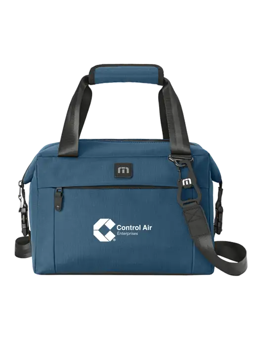 TravisMathew Light Navy Chill’n 12-Can Cooler w/Control Air Enterprises Logo