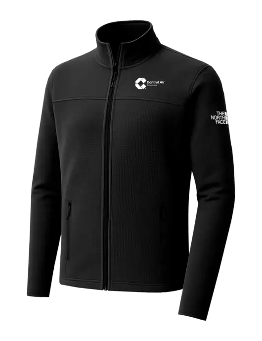The North Face Aim Full-Zip Black Fleece Jacket w/Control Air Enterprises Logo