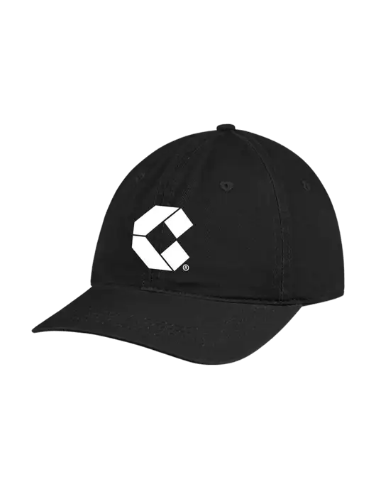 Garment Washed Unstructured Twill Black Cap w/Control Air Icon Logo