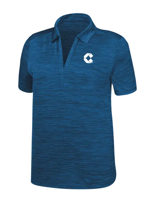 Callaway Womens Medium Slate Blue Broken Stripe w/Control Air Icon Logo