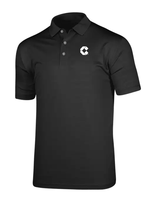 Callaway Vibrant Black Ventilated Polo w/Control Air Icon Logo