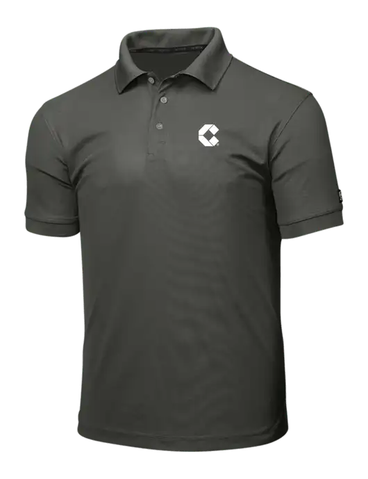 OGIO Medium Grey Caliber 2.0 Polo w/Control Air Icon Logo
