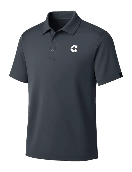 OGIO Dark Grey Framework Polo w/Control Air Icon Logo