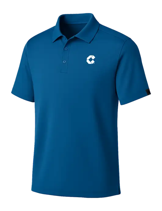 OGIO Royal Blue Framework Polo w/Control Air Icon Logo