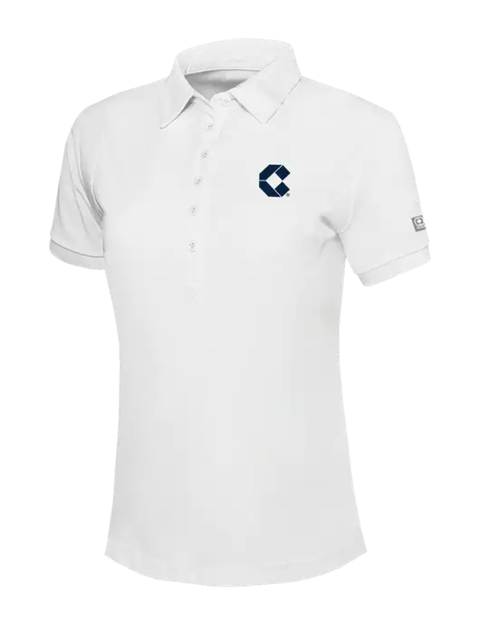 OGIO Womens Bright White Jewel Polo w/Control Air Icon Logo