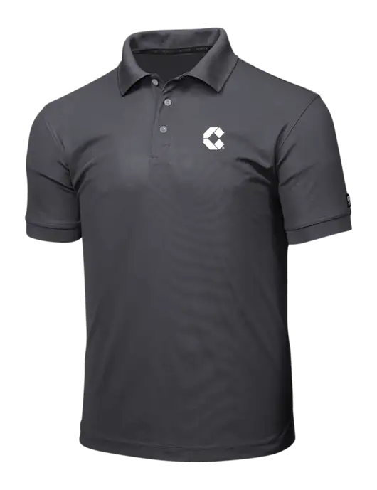 OGIO Charcoal Grey Caliber 2.0 Polo w/Control Air Icon Logo