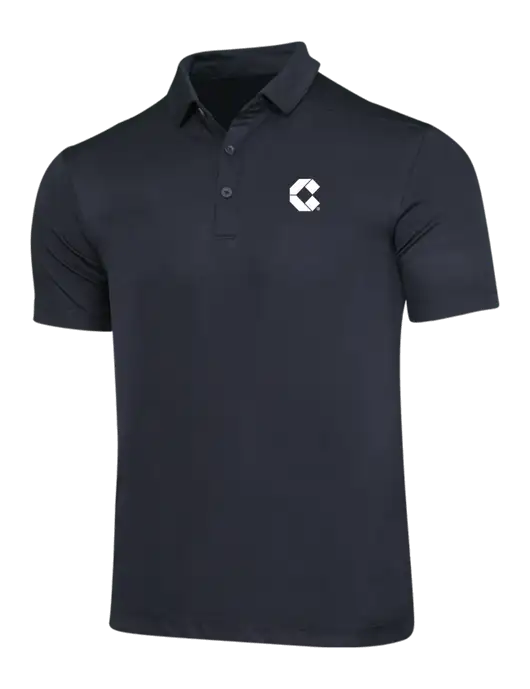 Black Posi-UV Pro Polo w/Control Air Icon Logo