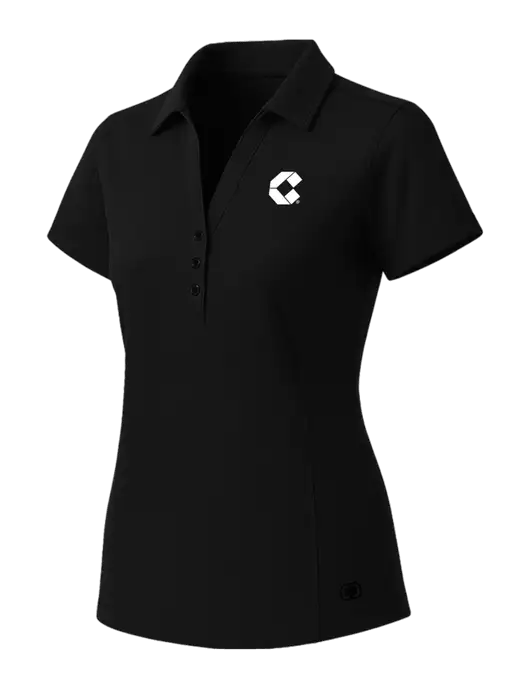 OGIO Womens Blacktop ONYX Polo w/Control Air Icon Logo