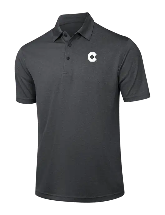 Dark Grey Heather Contender Polo w/Control Air Icon Logo