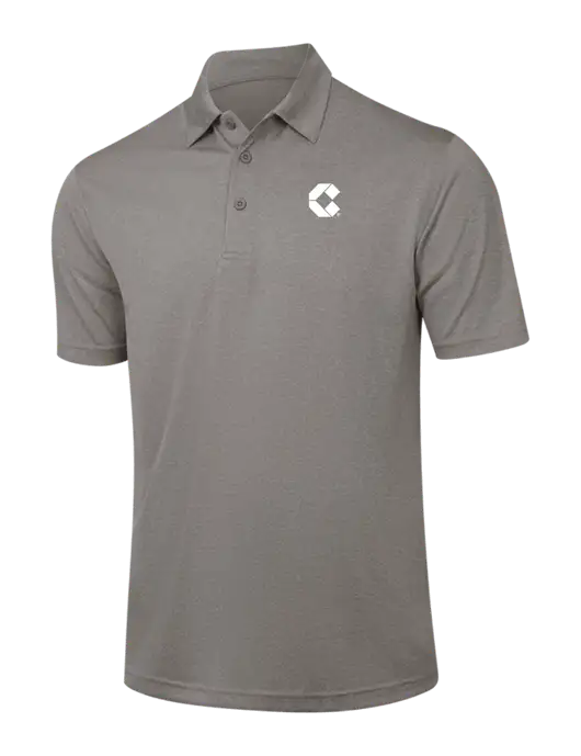 Medium Grey Heather Contender Polo w/Control Air Icon Logo