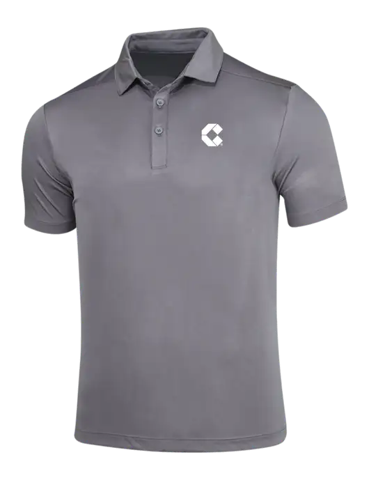 Dark Smoke Grey Posi-UV Pro Polo w/Control Air Icon Logo