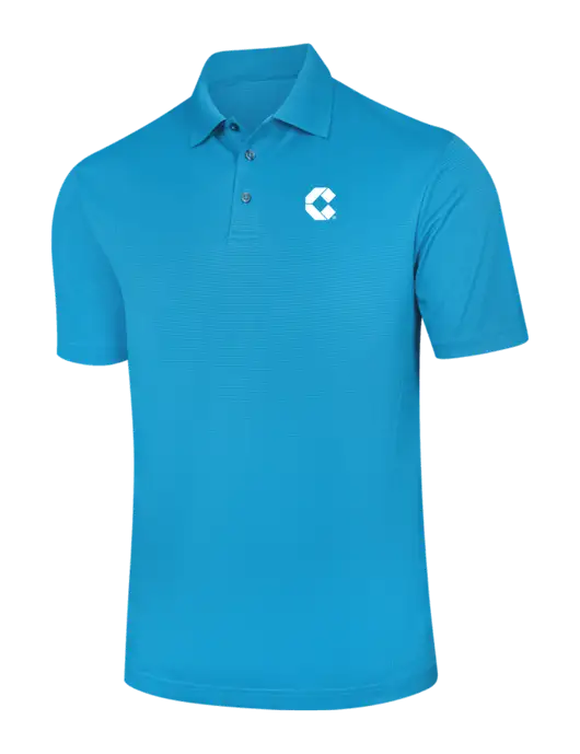 Carolina Blue Performance Fine Jacquard Polo w/Control Air Icon Logo