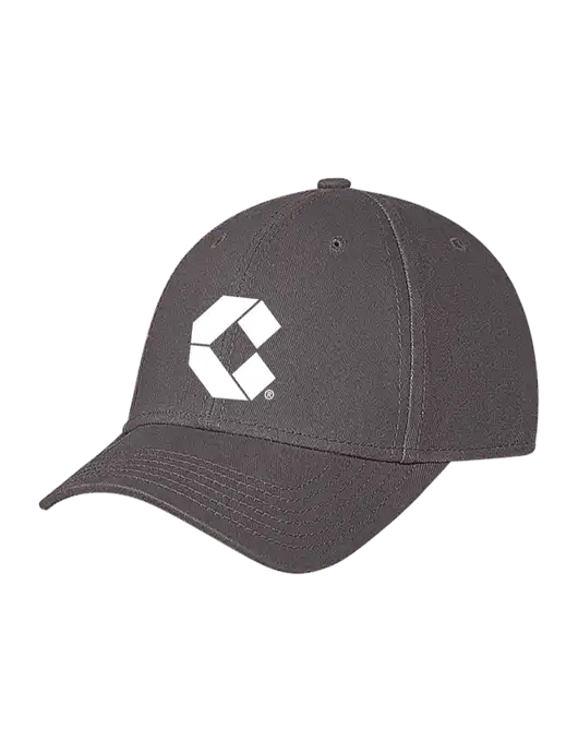 Medium Dark Grey Structured Soft Snap Closure Hook & Loop Cap w/Control Air Icon Logo
