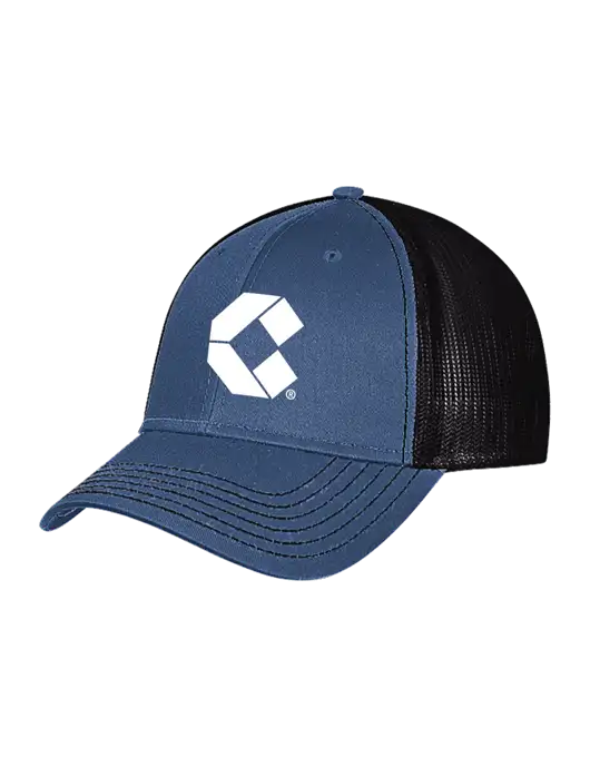 Dark Royal/Black Mesh Trucker Cap Snap Back w/Control Air Icon Logo