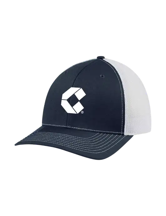 Richardson Adjustable Snapback Original 112 Trucker Cap Navy w/White Mesh w/Control Air Icon Logo