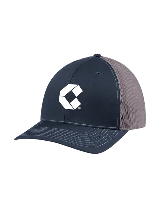Richardson Adjustable Snapback Original 112 Trucker Cap Navy w/Charcoal Mesh w/Control Air Icon Logo
