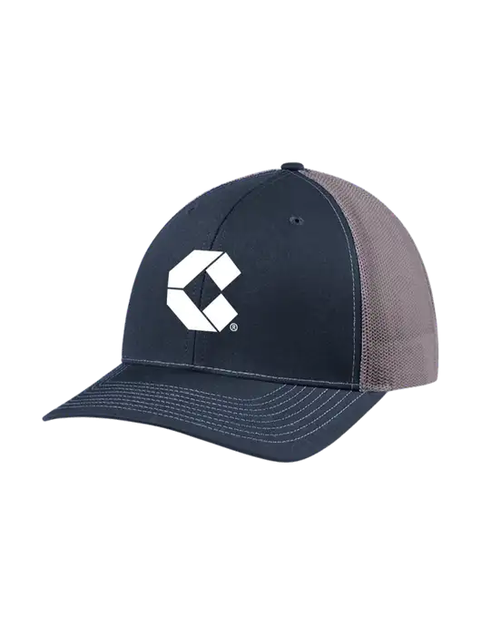 Richardson Adjustable Snapback Original 112 Trucker Cap Navy w/Charcoal Mesh w/Control Air Icon Logo