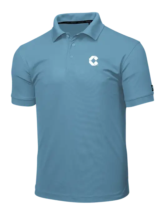 OGIO Light Slate Blue Caliber 2.0 Polo w/Control Air Icon Logo