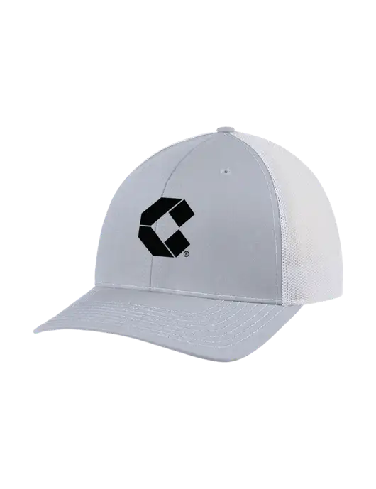 Richardson Adjustable Snapback Original 112 Trucker Cap Light Heather Grey w/White Mesh w/Control Air Icon Logo