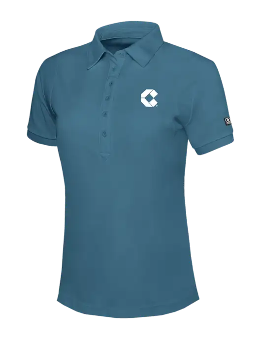 OGIO Womens Light Slate Blue Jewel Polo w/Control Air Icon Logo